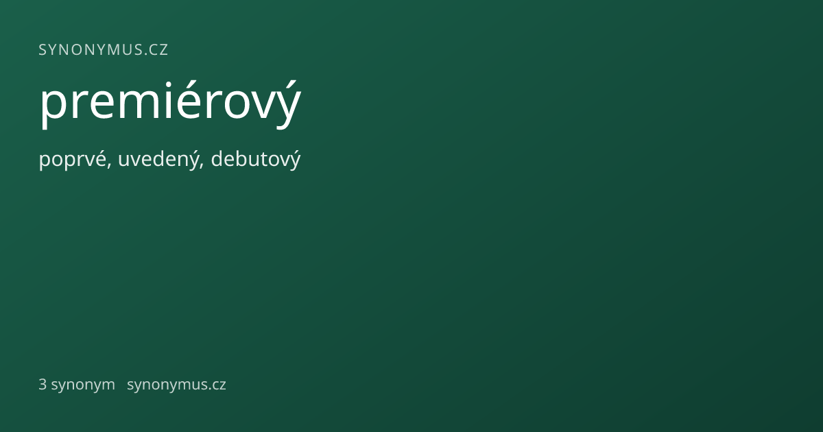 Náhled odkazu: premiérový