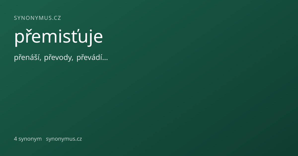 Náhled odkazu: přemisťuje