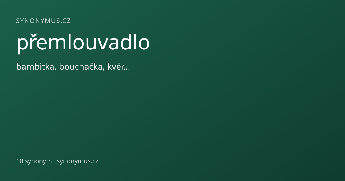 Náhled odkazu: přemlouvadlo