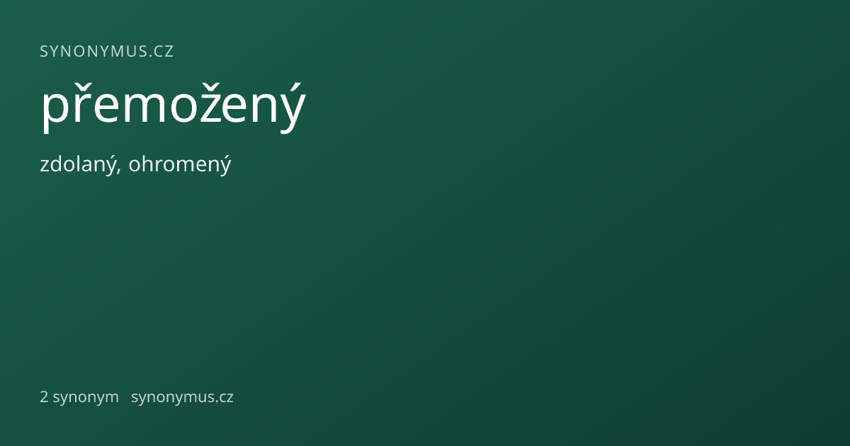 Náhled odkazu: přemožený