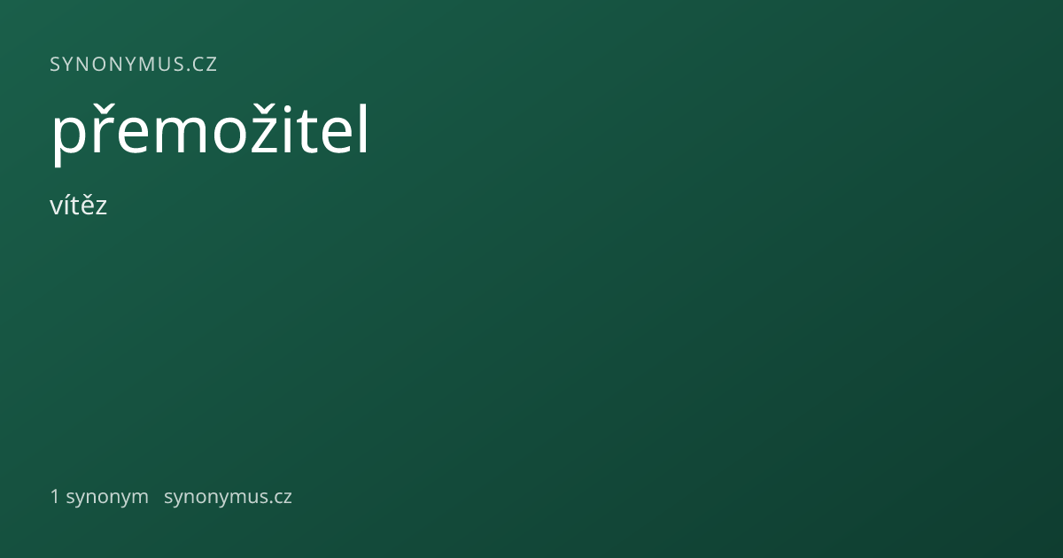 Náhled odkazu: přemožitel