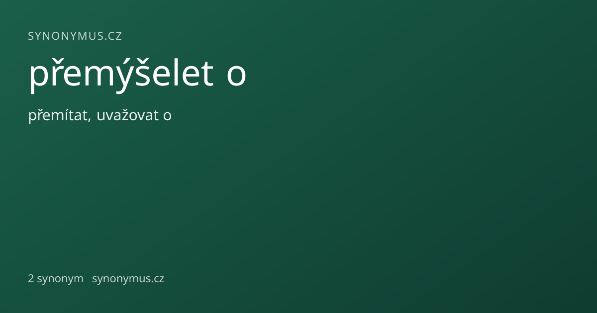 Náhled odkazu: přemýšelet o