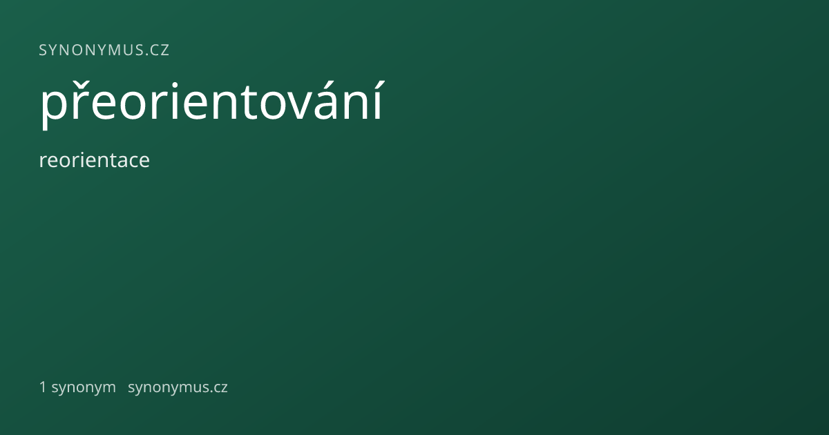 Náhled odkazu: přeorientování
