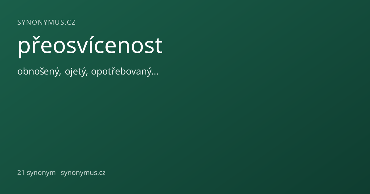 Náhled odkazu: přeosvícenost