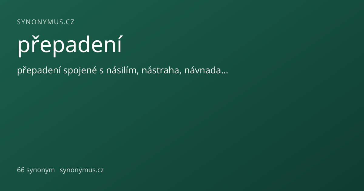 Náhled odkazu: přepadení