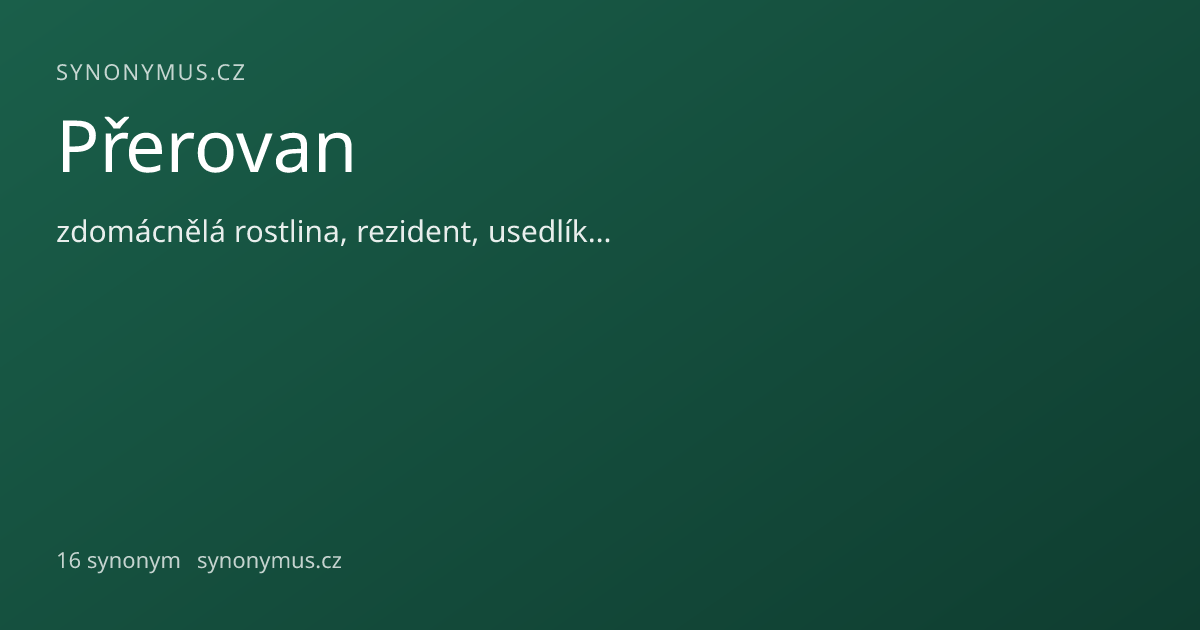 Náhled odkazu: Přerovan
