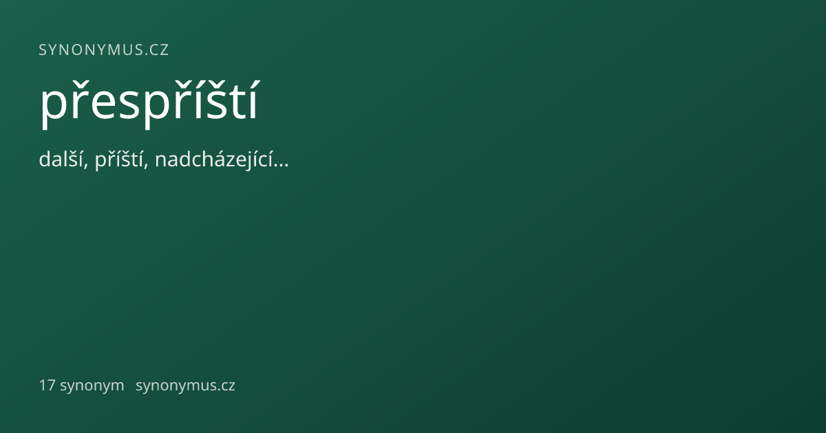 Náhled odkazu: přespříští