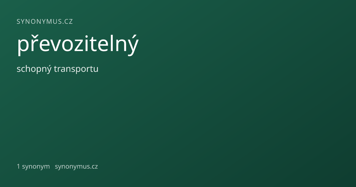 Náhled odkazu: převozitelný