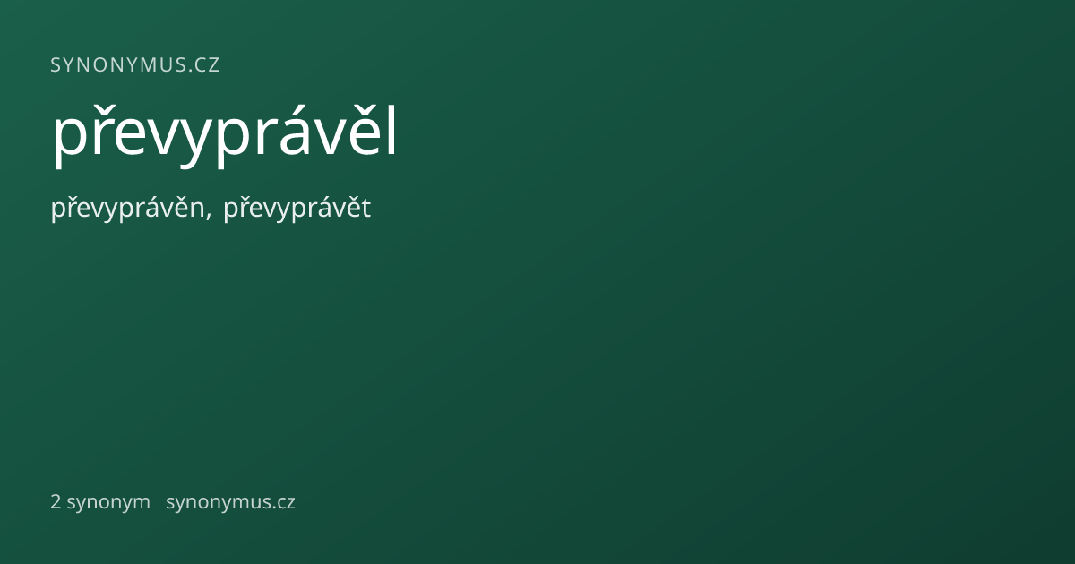 Náhled odkazu: převyprávěl