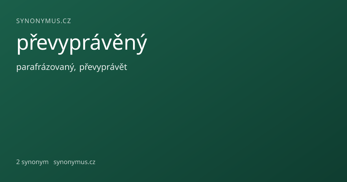 Náhled odkazu: převyprávěný