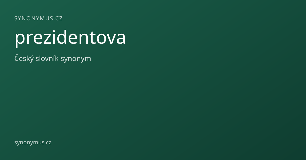Náhled odkazu: prezidentova