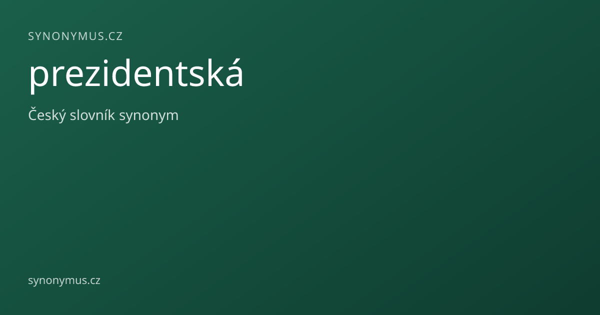 Náhled odkazu: prezidentská