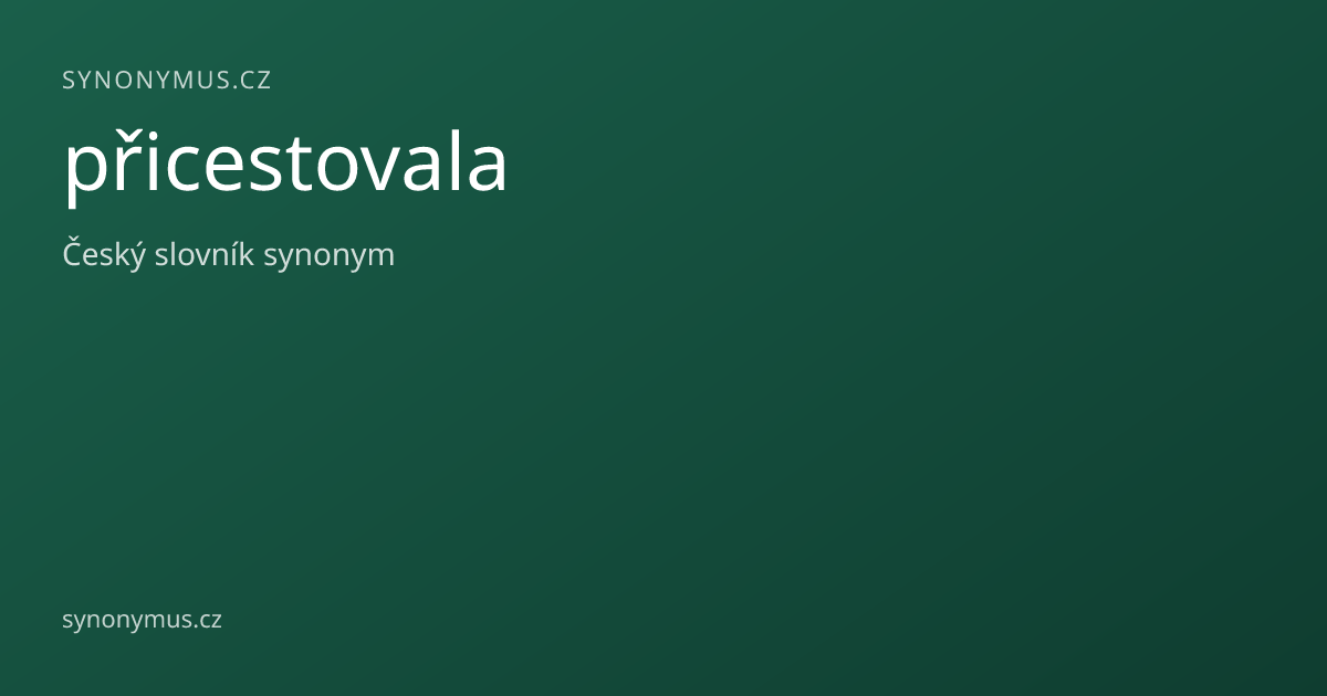 Náhled odkazu: přicestovala