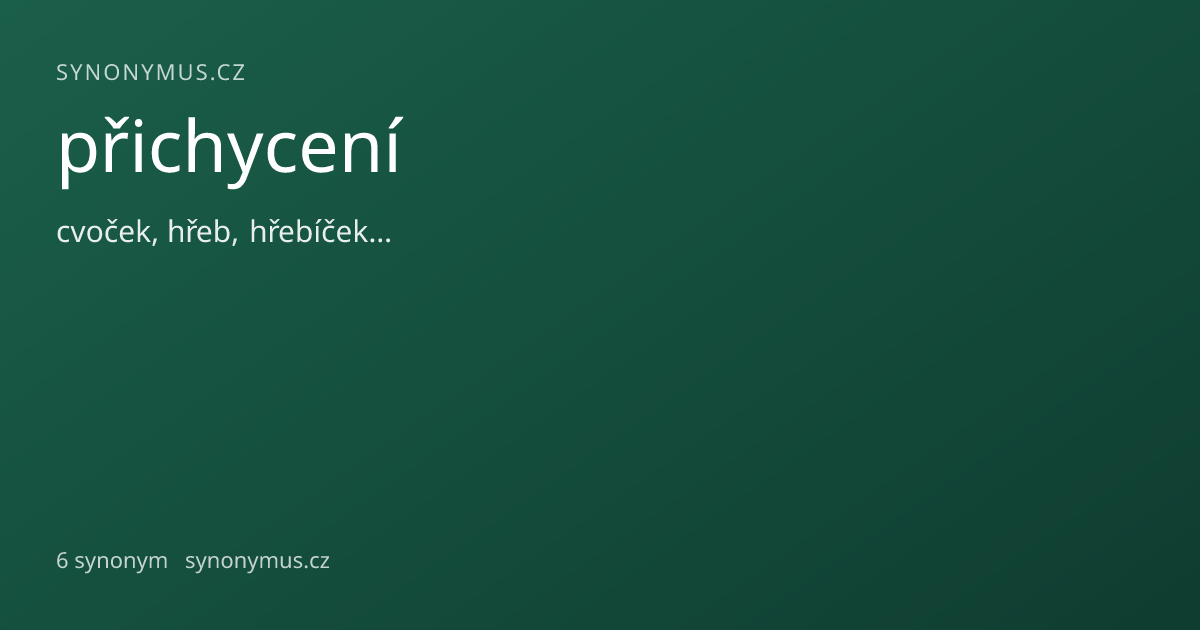 Náhled odkazu: přichycení