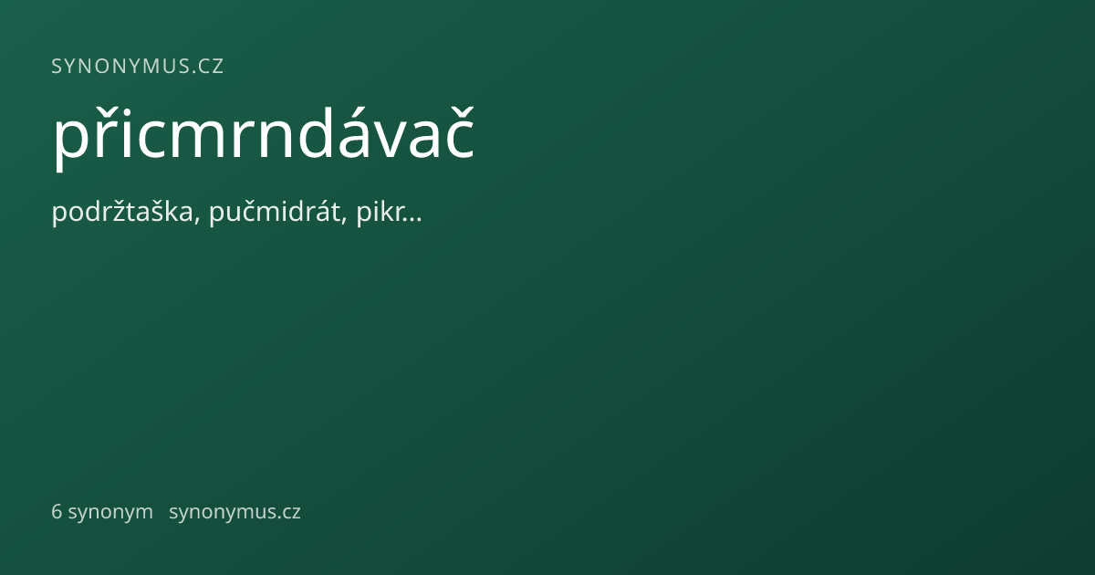 Náhled odkazu: přicmrndávač