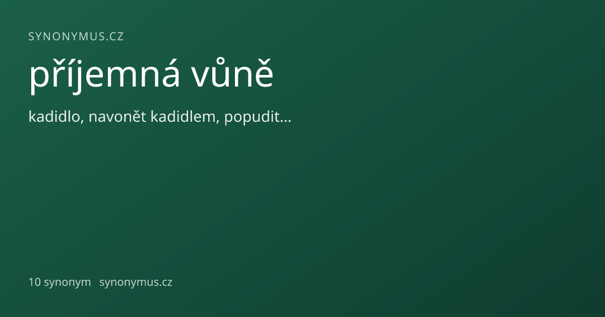 Náhled odkazu: příjemná vůně