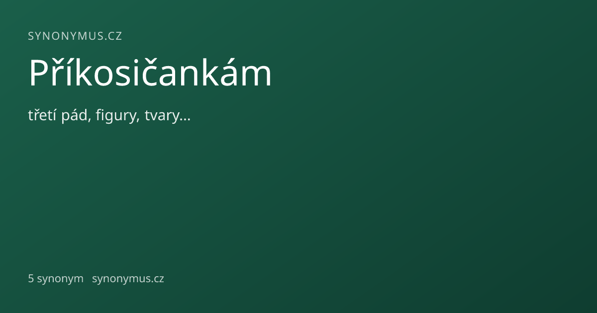 Náhled odkazu: Příkosičankám