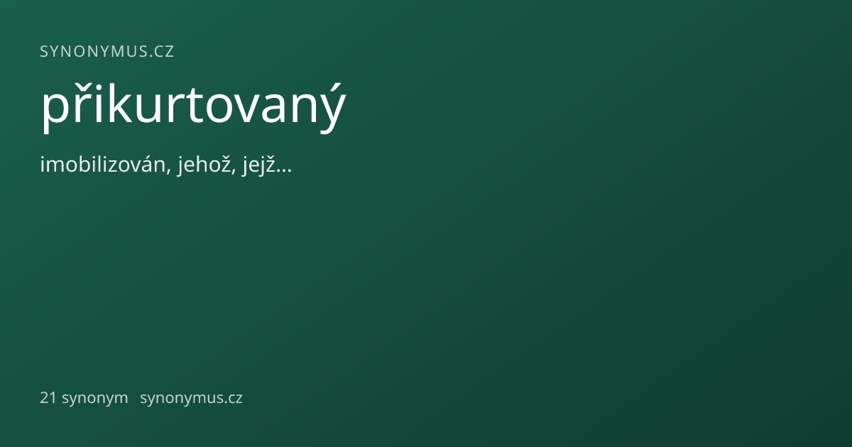 Náhled odkazu: přikurtovaný
