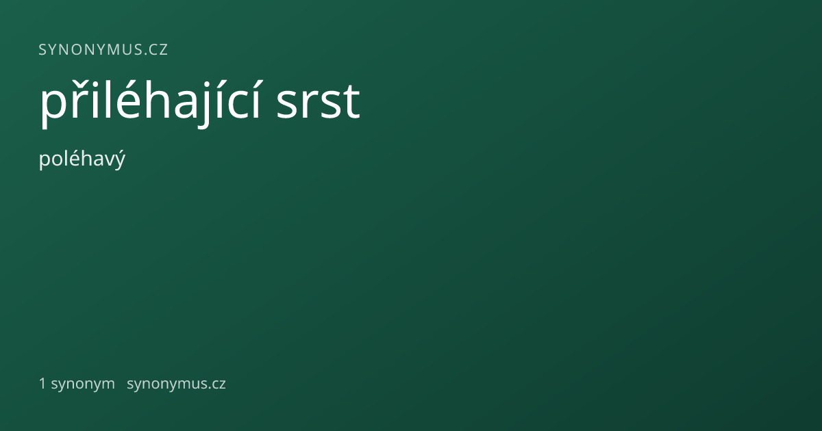 Náhled odkazu: přiléhající srst