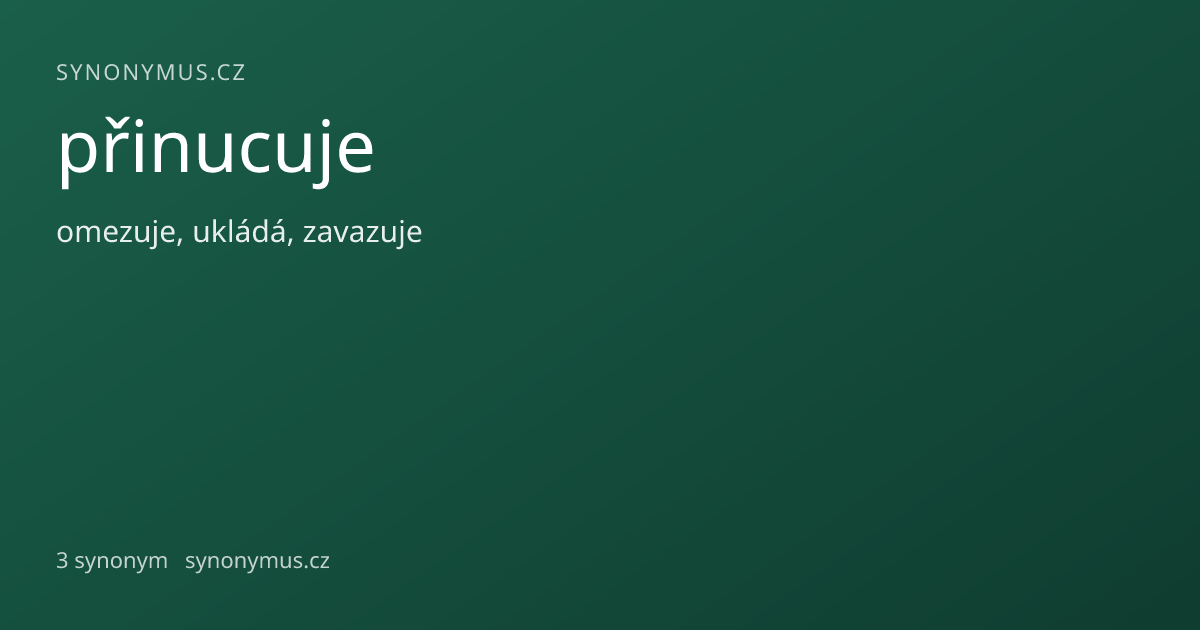 Náhled odkazu: přinucuje