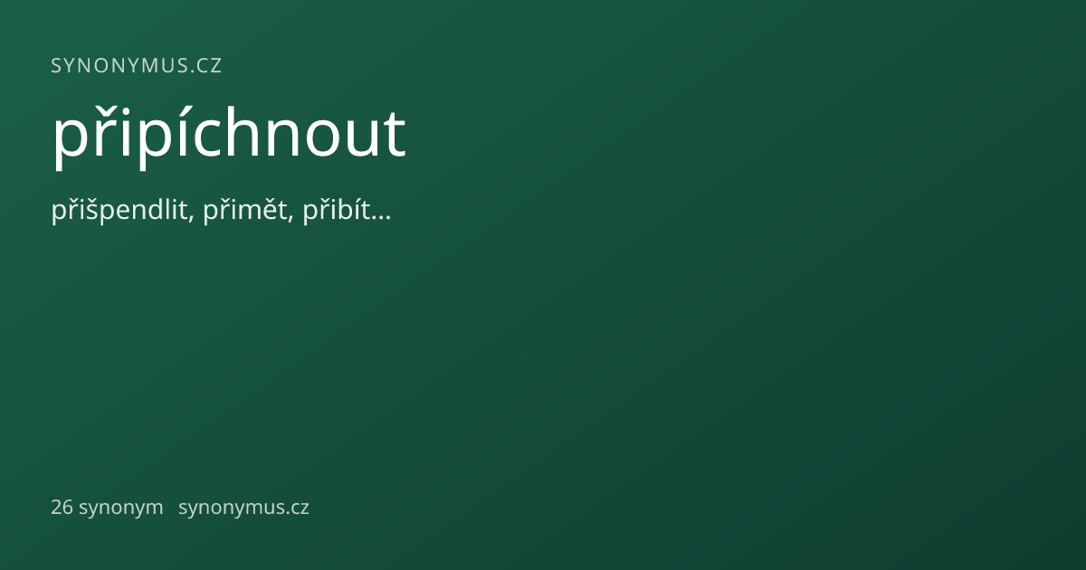Náhled odkazu: připíchnout