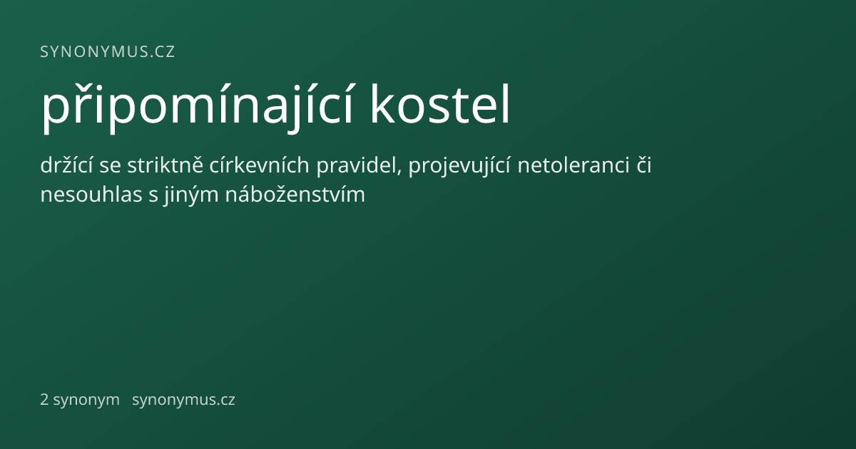 Náhled odkazu: připomínající kostel