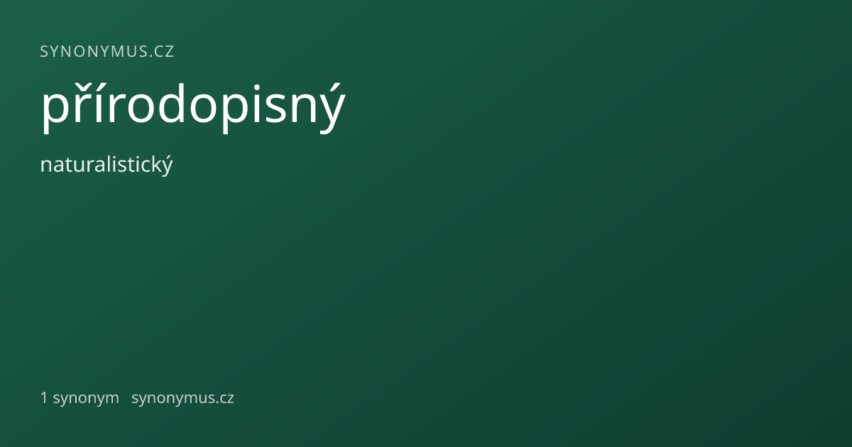 Náhled odkazu: přírodopisný