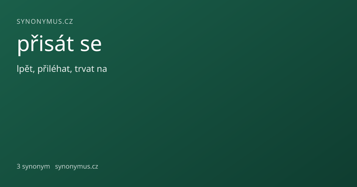 Náhled odkazu: přisát se