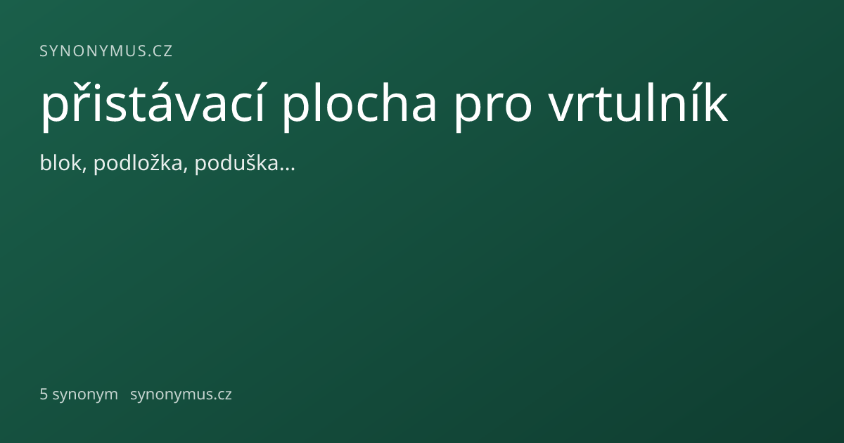 Náhled odkazu: přistávací plocha pro vrtulník