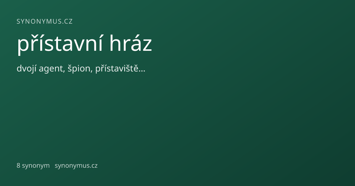 Náhled odkazu: přístavní hráz