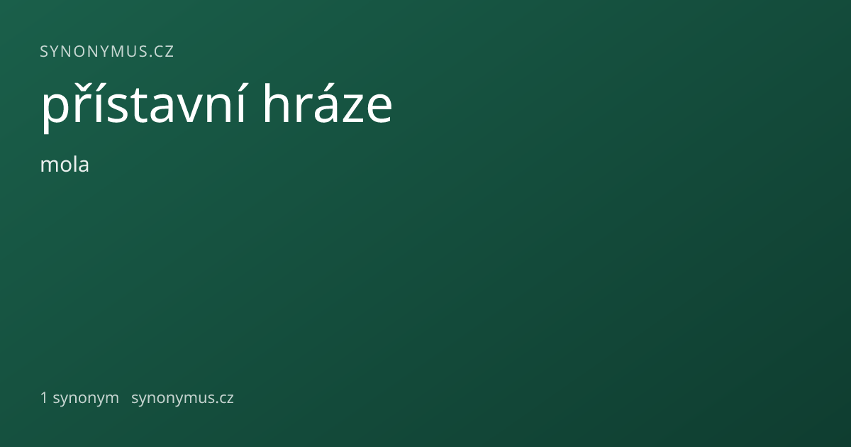 Náhled odkazu: přístavní hráze