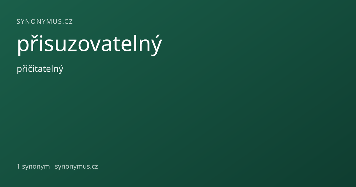 Náhled odkazu: přisuzovatelný