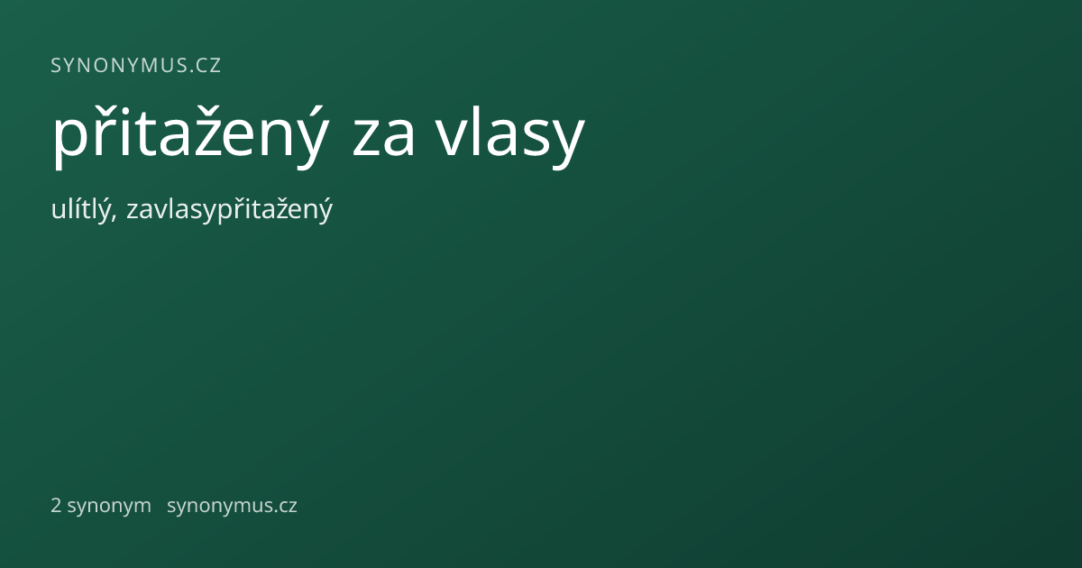 Náhled odkazu: přitažený za vlasy