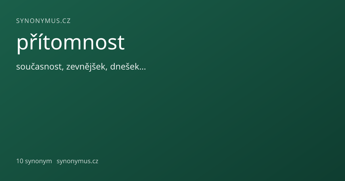 Náhled odkazu: přítomnost