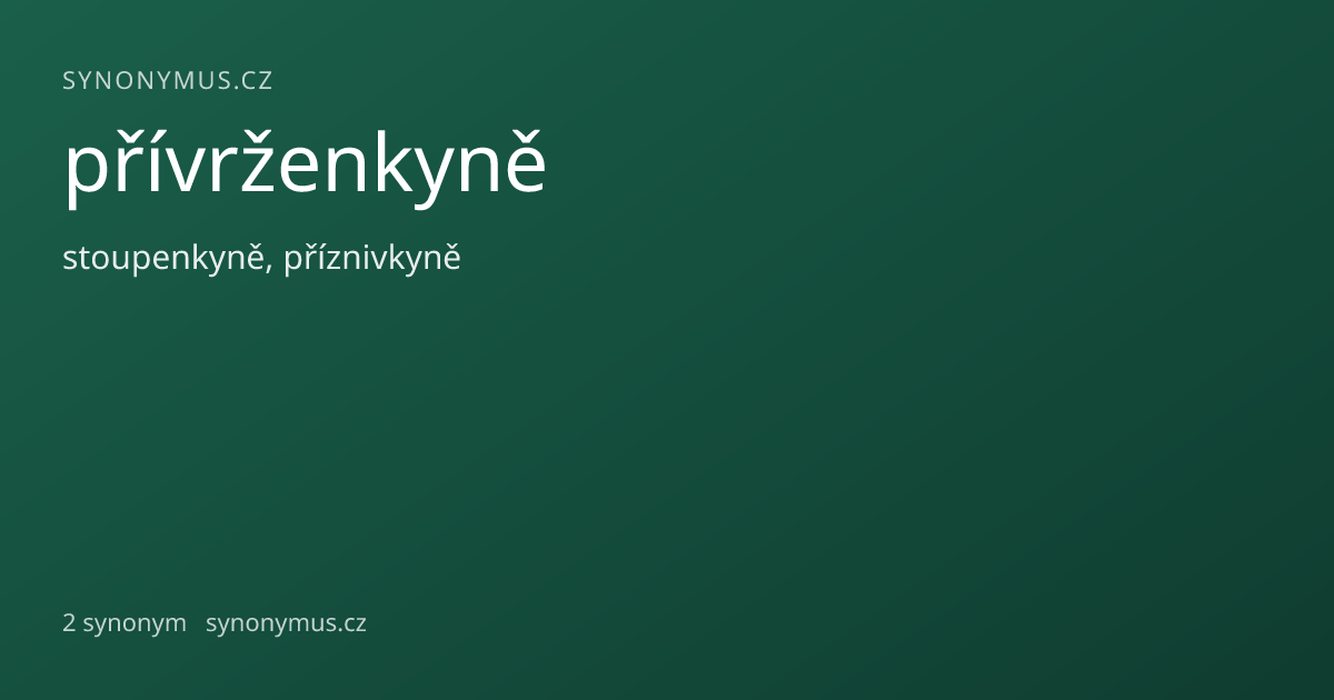 Náhled odkazu: přívrženkyně