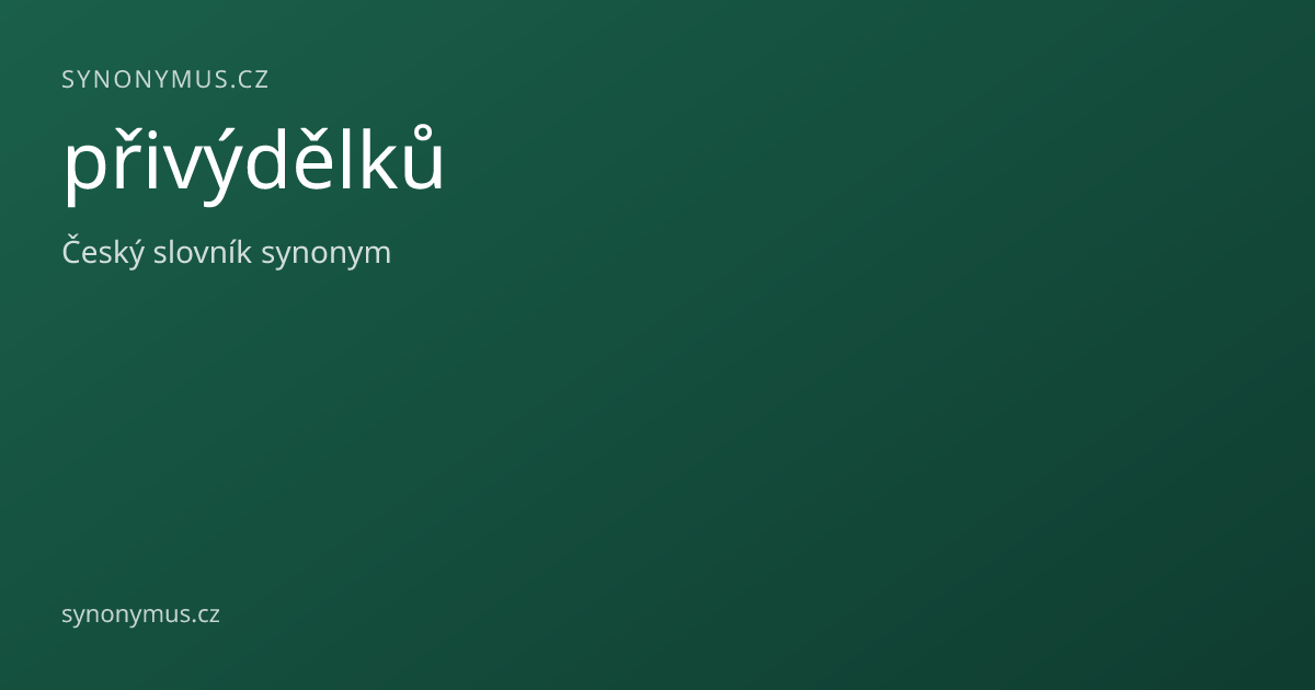 Náhled odkazu: přivýdělků