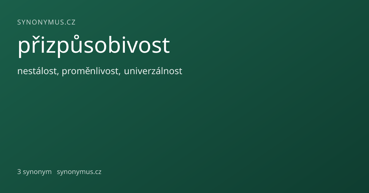 Náhled odkazu: přizpůsobivost