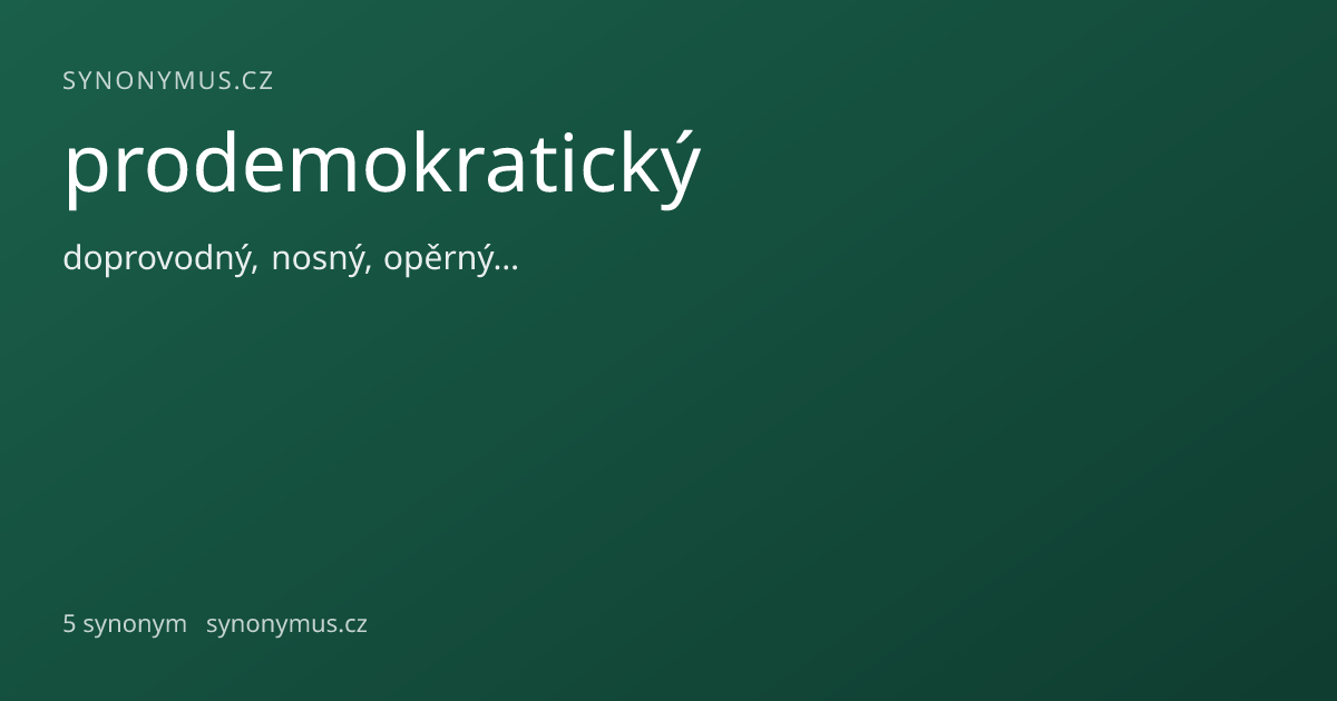 Náhled odkazu: prodemokratický