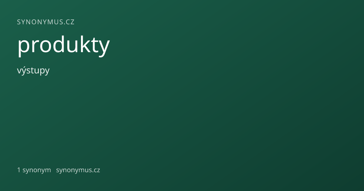 Náhled odkazu: produkty