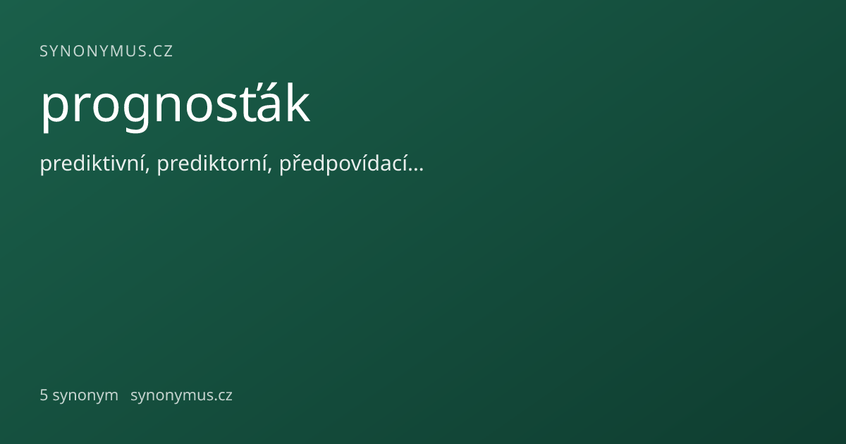 Náhled odkazu: prognosťák