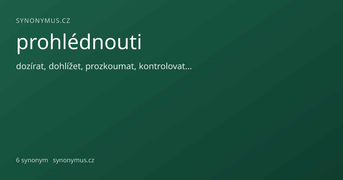 Náhled odkazu: prohlédnouti