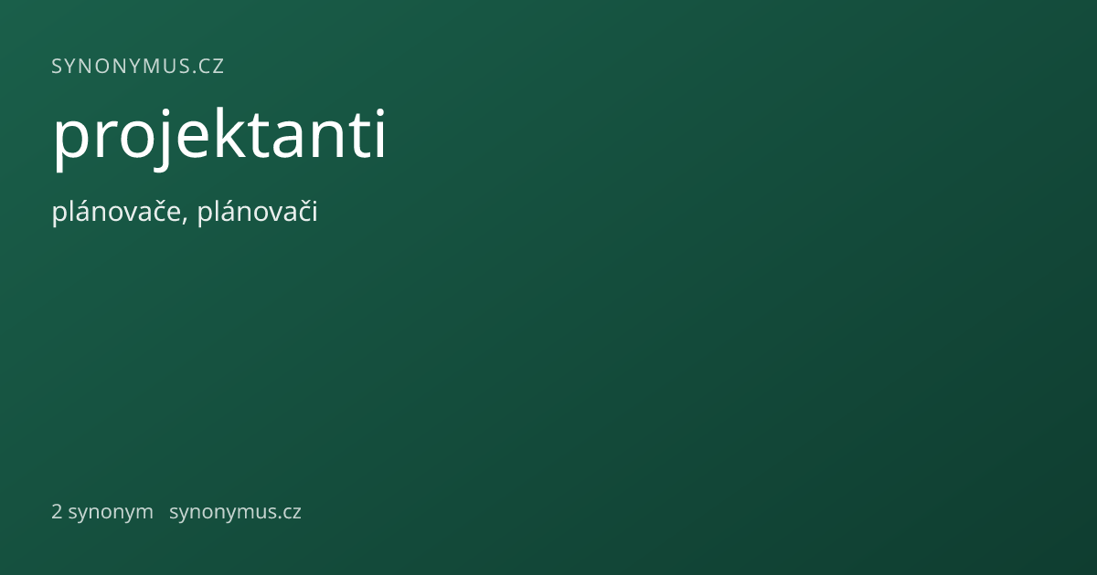 Náhled odkazu: projektanti