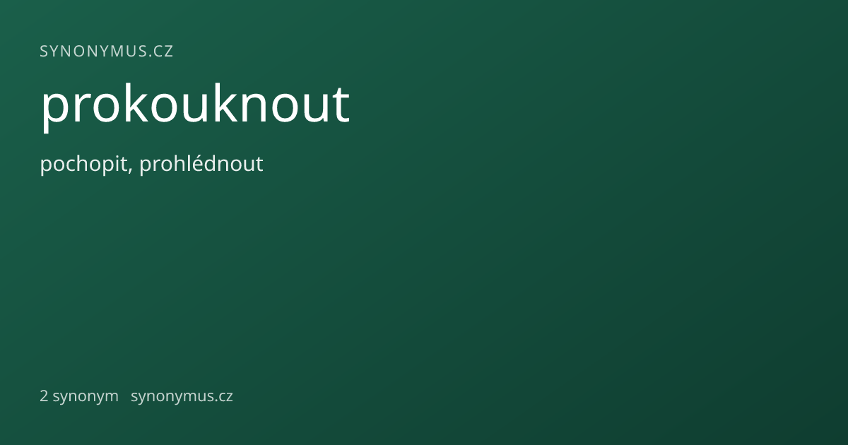 Náhled odkazu: prokouknout