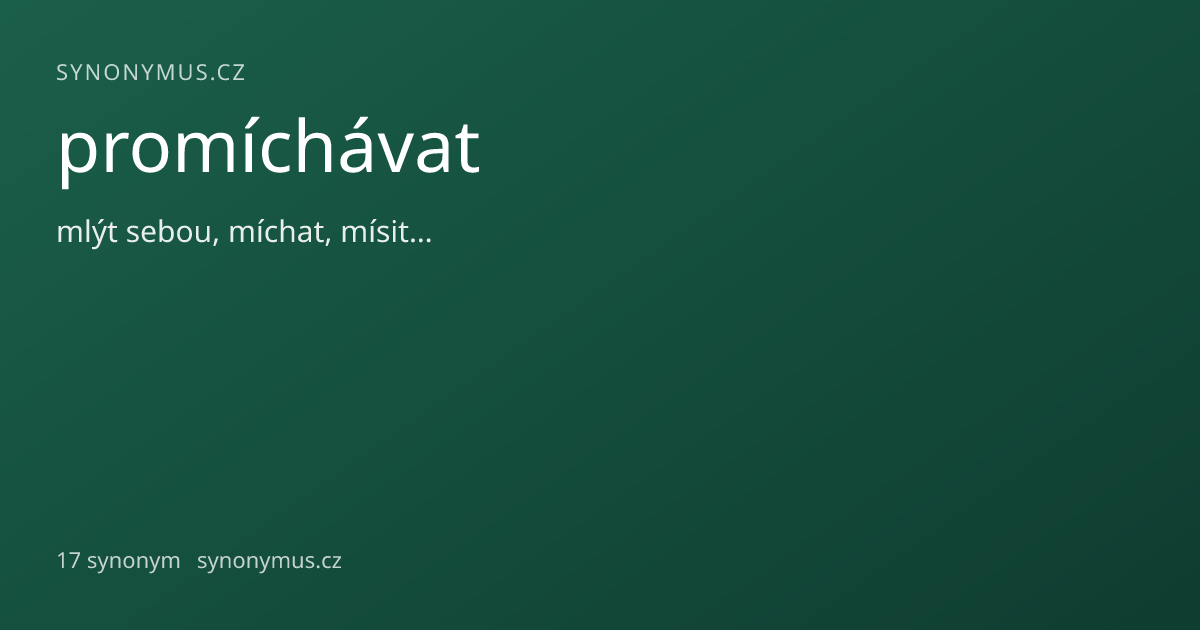 Náhled odkazu: promíchávat