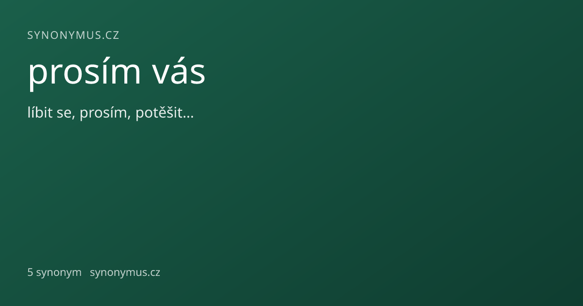 Náhled odkazu: prosím vás