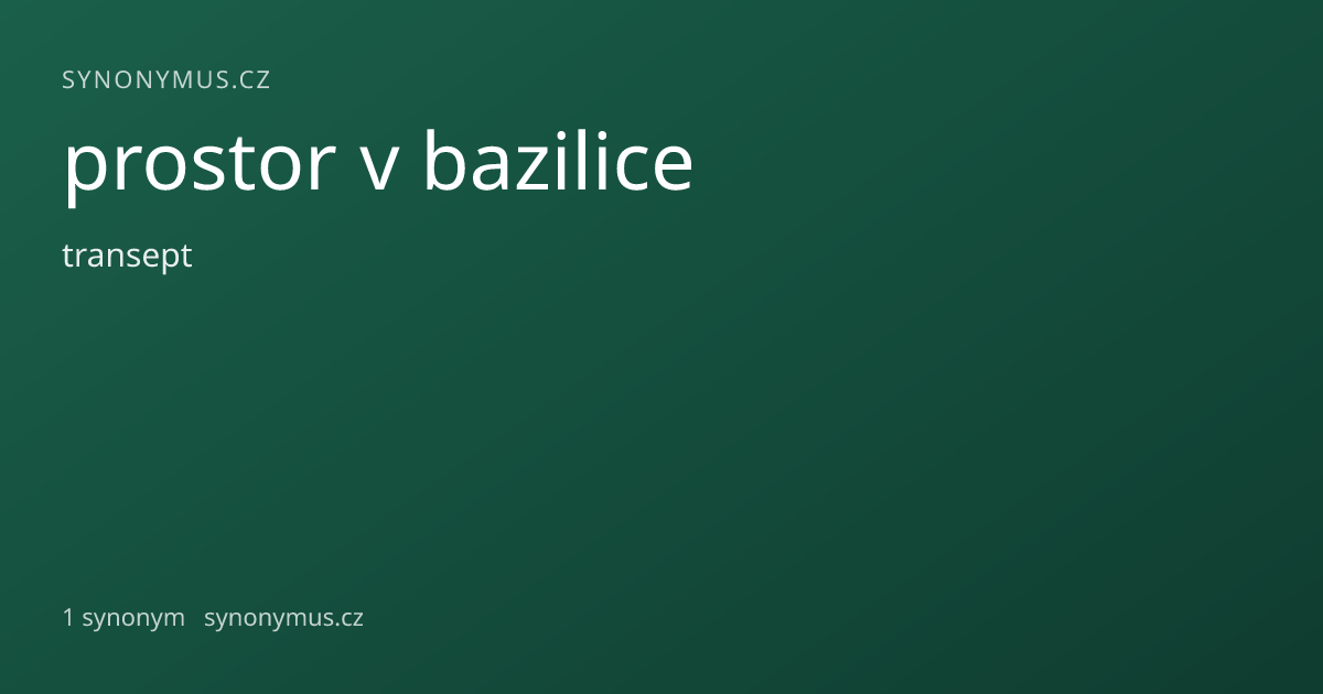 Náhled odkazu: prostor v bazilice