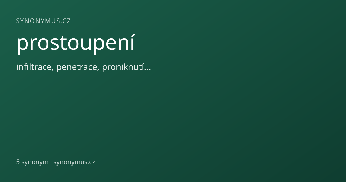 Náhled odkazu: prostoupení