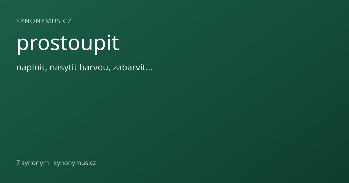Náhled odkazu: prostoupit