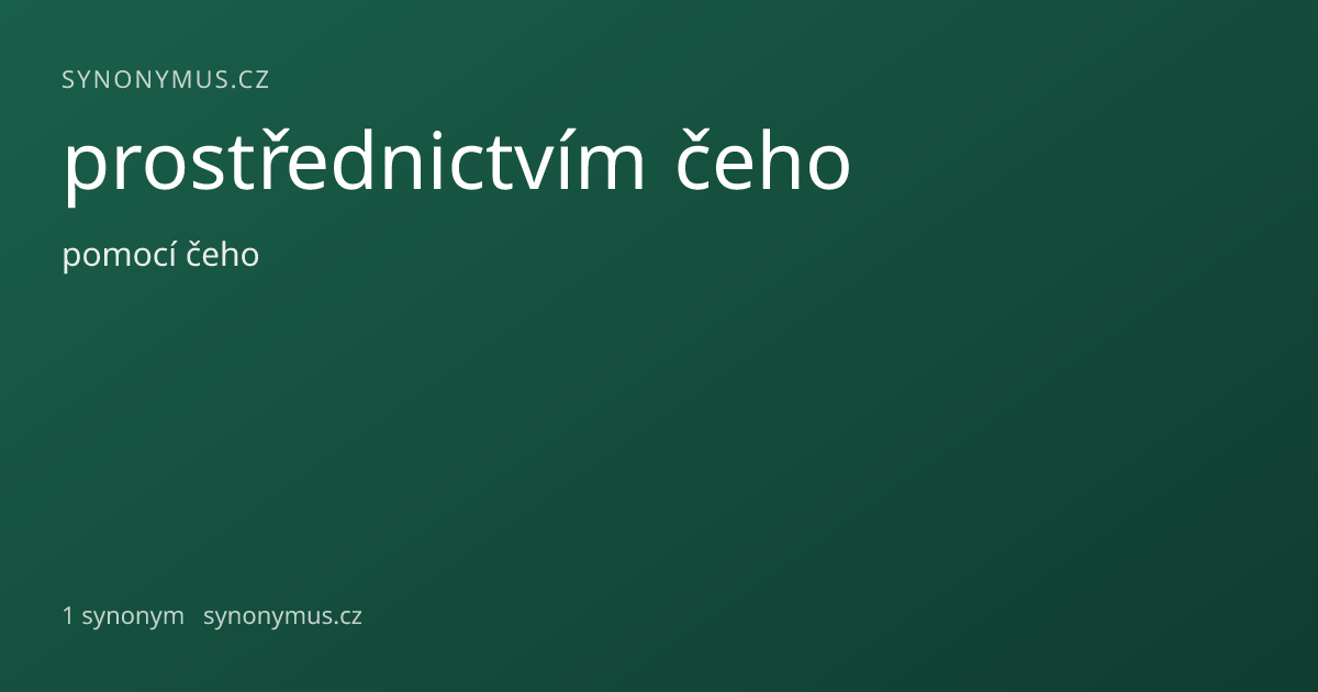 Náhled odkazu: prostřednictvím čeho