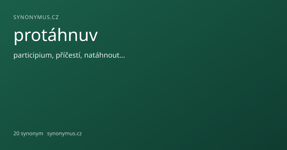 Náhled odkazu: protáhnuv